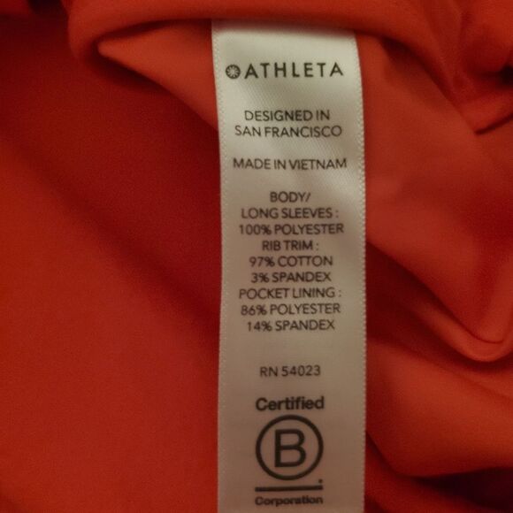 Athleta Zion Microfleece Full Zip Jacket Size M - Picture 13 of 14